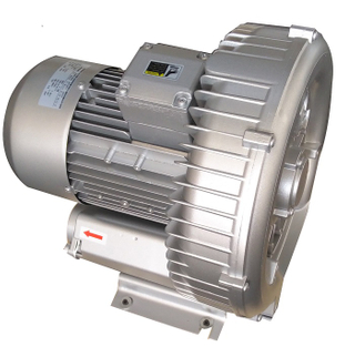 Max airflow side channel blower for powder transportation