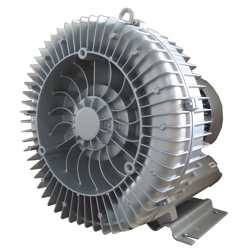Big airflow side channel blower for bare shaft blower